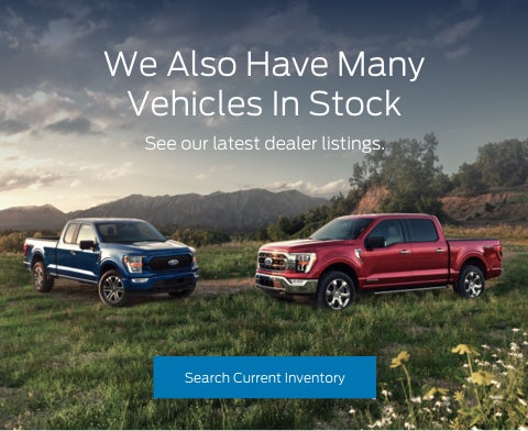 Ford vehicles in stock | Courtesy Ford in Conrad MT
